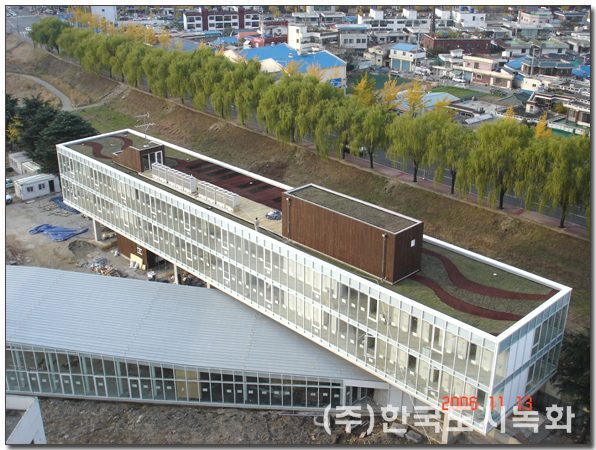 전주자원봉사혁신센터 옥상녹화 식재 상세 (전북 전주시)