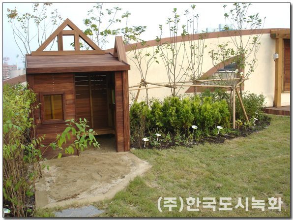 수원 근로복지공단 어린이집 옥상 식재 상세 (경기 수원시)