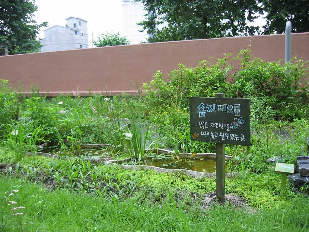 대우푸르지오 단지 내 옥상녹화 식재 구간 (서울 영등포구)