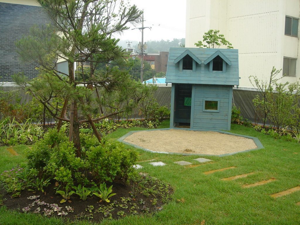 참사랑어린이집 옥상 습지와 초지 식재 (경기 안성시)