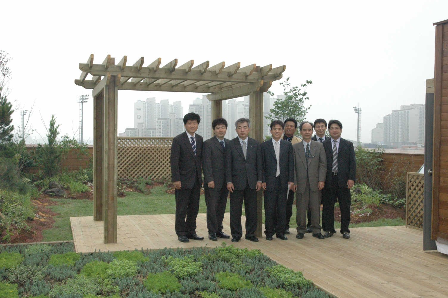 타지마녹화 대표단 옥상정원 현장 견학 (서울)