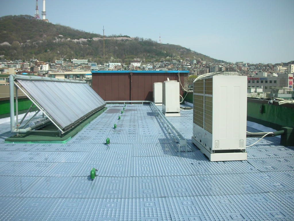 삼광초교·용산고교 옥상녹화 방수·방근 기반공사 (서울 용산구)