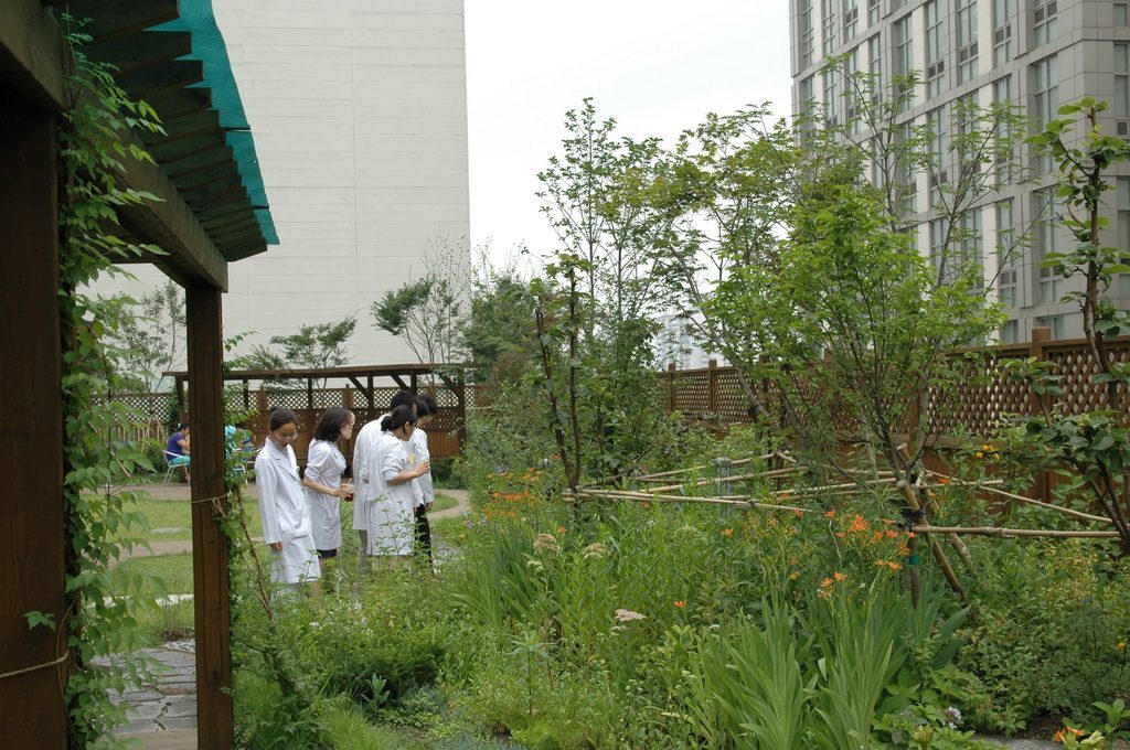 이대목동병원 옥상정원 전경 (서울 양천구)