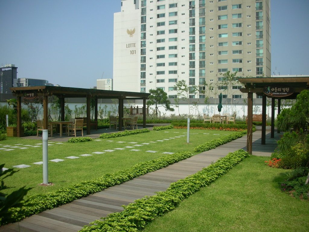 강남구청사 옥상공원 전경 (서울 강남구)