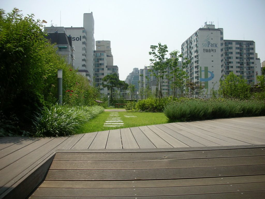 강남구청사 옥상공원 전경 (서울 강남구)