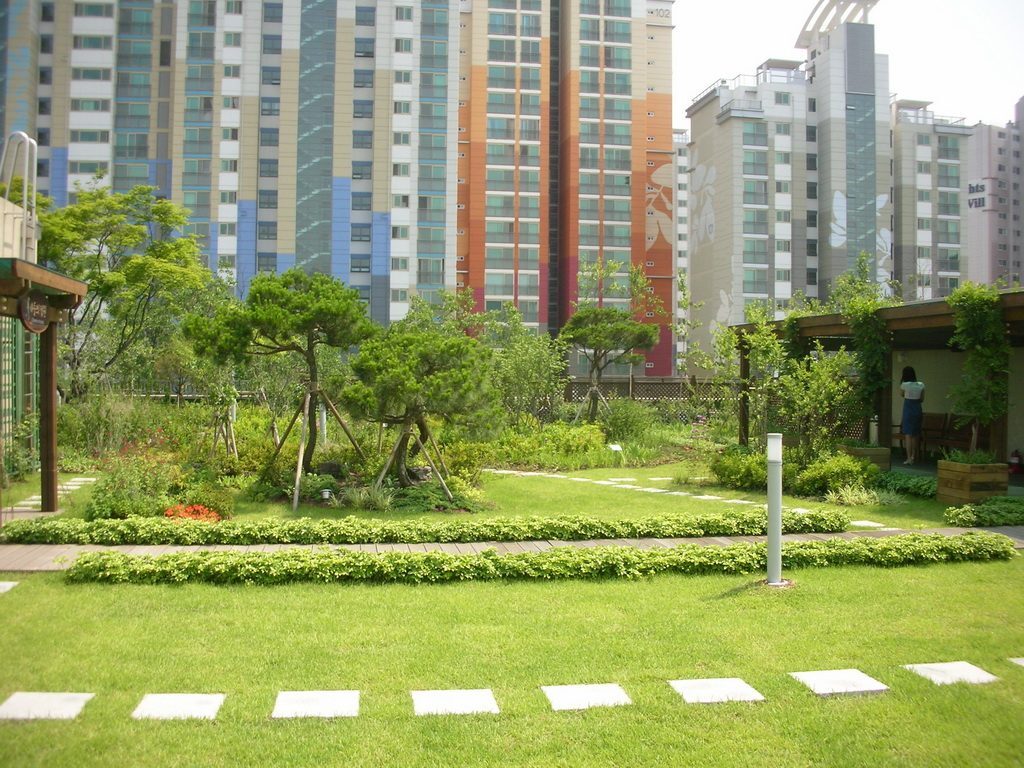 강남구청사 옥상공원 전경 (서울 강남구)