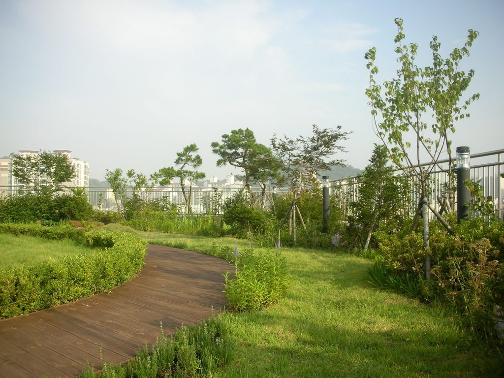 강남교회 옥상정원 전경 (서울 강서구)