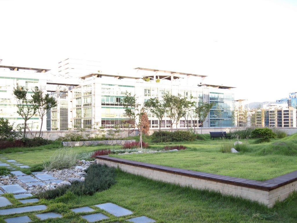 이랜드 사옥 옥상공원 전경 (서울 금천구)