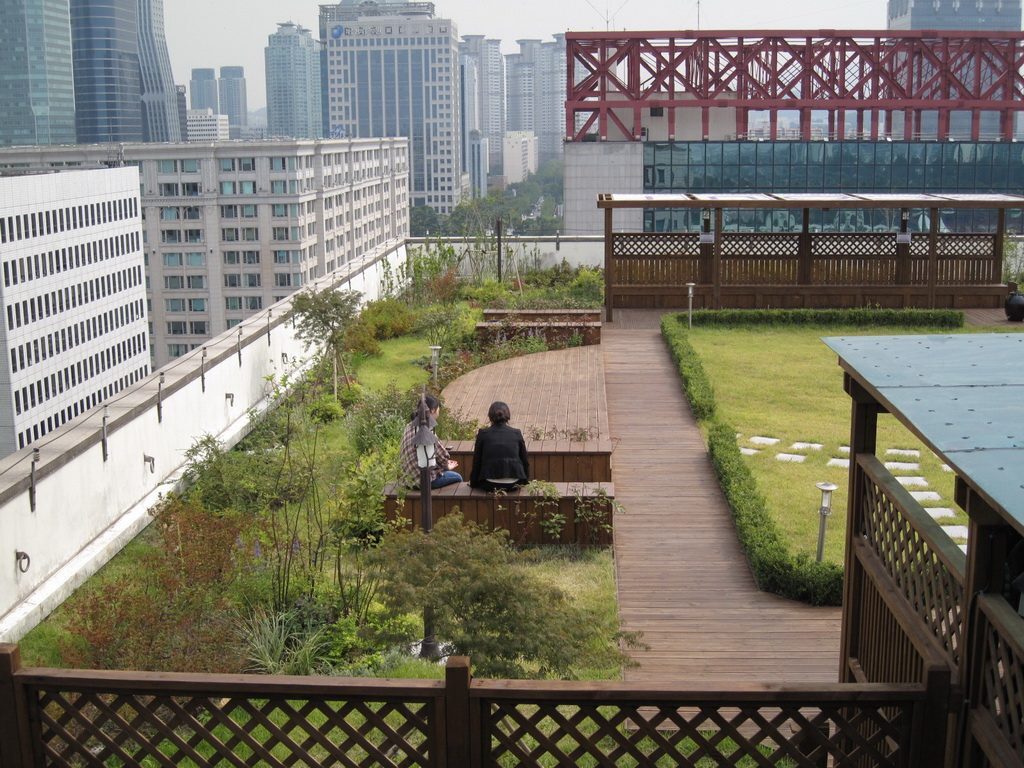스카우트빌딩 옥상공원 전경 (서울 영등포구)