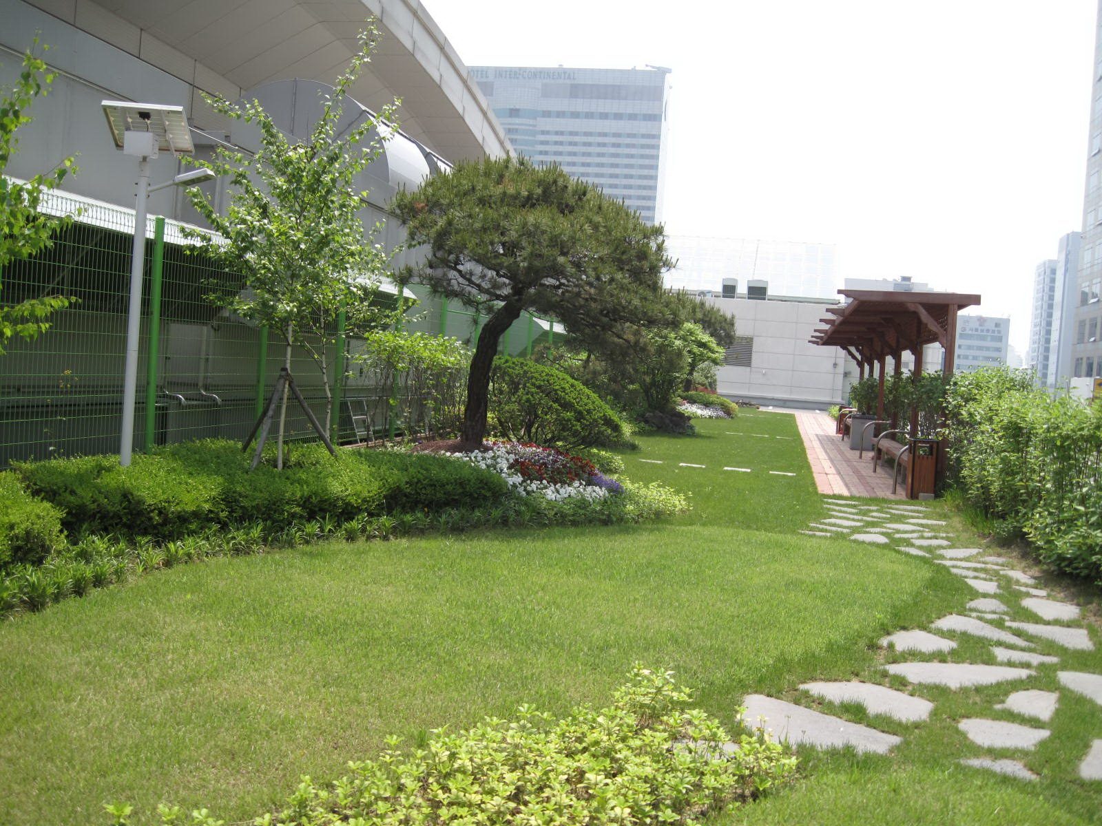 코엑스 옥상공원 식재와 경관 (서울 강남구)