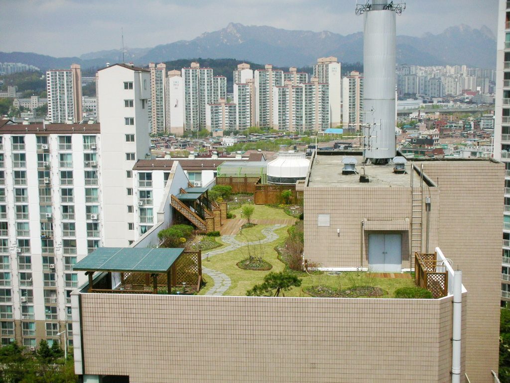 동대문경찰서 옥상녹화 준공 (서울 동대문구)