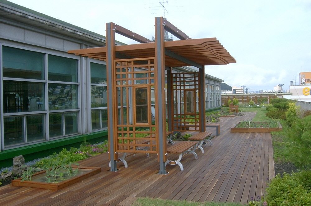 연제구청 옥상 휴게 공간 (부산 연제구)
